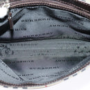 BURBERRY Nova Check Shoulder Bag Canvas Beige Auth ar13583-11