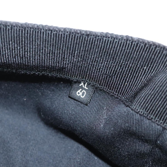 GUCCI Web Sherry Line Hat XL Black Green Red 200035 Auth ar13585