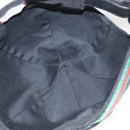 GUCCI Web Sherry Line Hat XL Black Green Red 200035 Auth ar13585-8