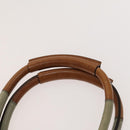 Chloe Etel Hand Bag Leather Gray Gold Auth ar13587-8