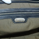 FENDI Zucca Canvas Hand Bag Brown Black gold Auth ar13588-17