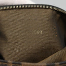 FENDI Zucca Canvas Hand Bag Brown Black gold Auth ar13588-12