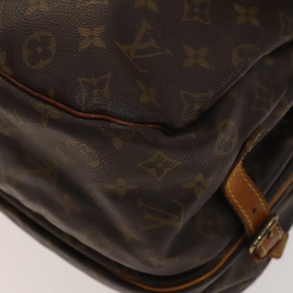 LOUIS VUITTON Monogram Saumur 35 Shoulder Bag M42254 LV Auth ar13595