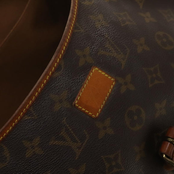 LOUIS VUITTON Monogram Saumur 35 Shoulder Bag M42254 LV Auth ar13595