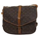 LOUIS VUITTON Monogram Saumur 35 Shoulder Bag M42254 LV Auth ar13595-2