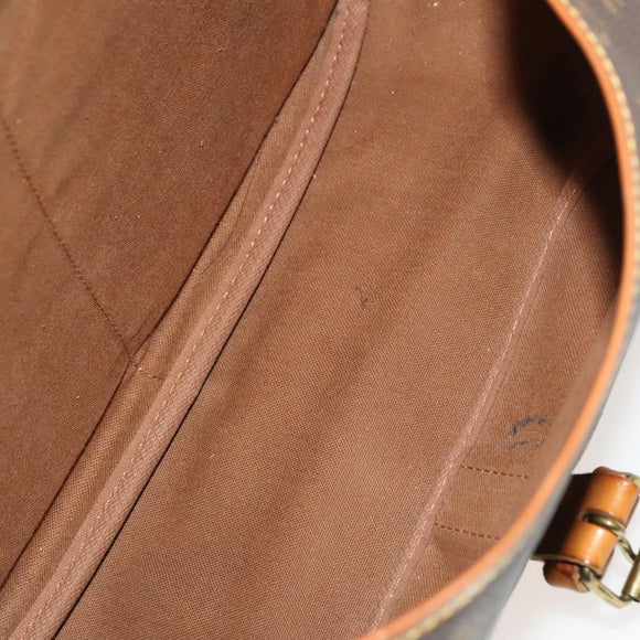 LOUIS VUITTON Monogram Saumur 35 Shoulder Bag M42254 LV Auth ar13595