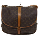 LOUIS VUITTON Monogram Saumur 35 Shoulder Bag M42254 LV Auth ar13595-3