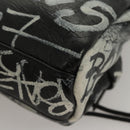 BALENCIAGA Graffiti Explorer Mini Shoulder Bag Bag Black 656060 Auth ar13602V-13