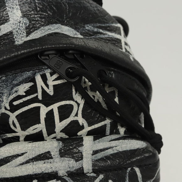 BALENCIAGA Graffiti Explorer Mini Shoulder Bag Bag Black 656060 Auth ar13602V