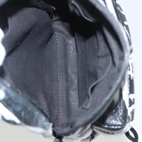 BALENCIAGA Graffiti Explorer Mini Shoulder Bag Bag Black 656060 Auth ar13602V
