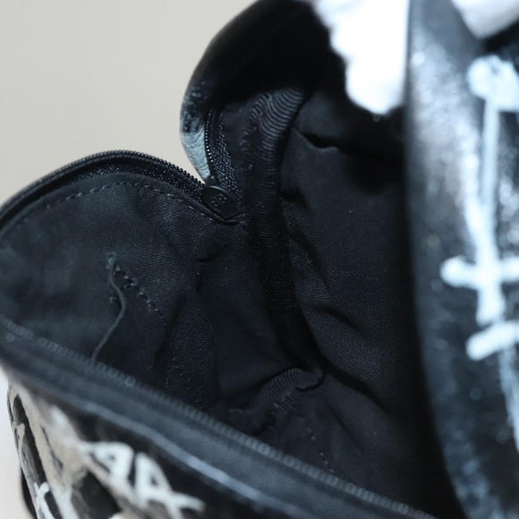 BALENCIAGA Graffiti Explorer Mini Shoulder Bag Bag Black 656060 Auth ar13602V