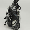 BALENCIAGA Graffiti Explorer Mini Shoulder Bag Bag Black 656060 Auth ar13602V-4