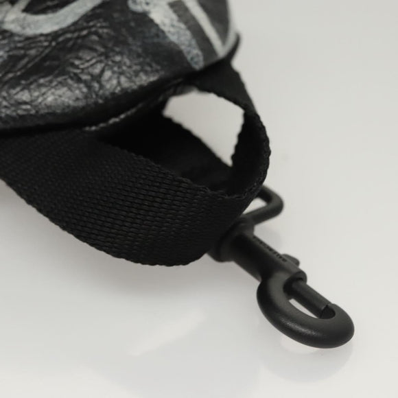 BALENCIAGA Graffiti Explorer Mini Shoulder Bag Bag Black 656060 Auth ar13602V