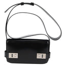 Salvatore Ferragamo Gancini Shoulder Bag Patent leather Black Auth ar13607A-1