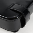Salvatore Ferragamo Gancini Shoulder Bag Patent leather Black Auth ar13607V-16
