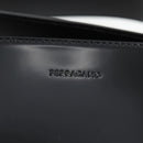 Salvatore Ferragamo Gancini Shoulder Bag Patent leather Black Auth ar13607A-13