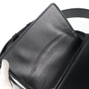 Salvatore Ferragamo Gancini Shoulder Bag Patent leather Black Auth ar13607A-18