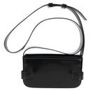 Salvatore Ferragamo Gancini Shoulder Bag Patent leather Black Auth ar13607A-2