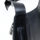 Salvatore Ferragamo Gancini Shoulder Bag Patent leather Black Auth ar13607V-23