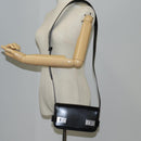 Salvatore Ferragamo Gancini Shoulder Bag Patent leather Black Auth ar13607A-25