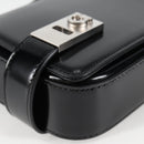 Salvatore Ferragamo Gancini Shoulder Bag Patent leather Black Auth ar13607A-9