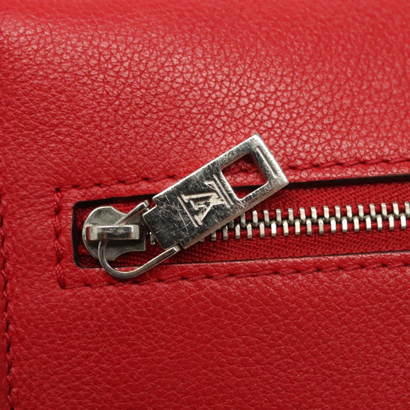 LOUIS VUITTON My Lock Me BB Shoulder Bag Calf leather Red M51419 LV Auth ar13614