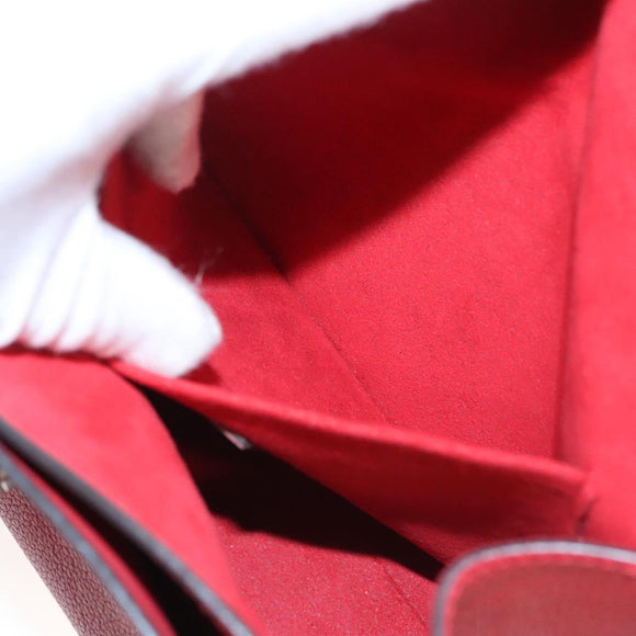 LOUIS VUITTON My Lock Me BB Shoulder Bag Calf leather Red M51419 LV Auth ar13614