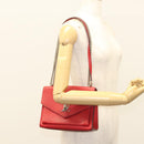 LOUIS VUITTON My Lock Me BB Shoulder Bag Calf leather Red M51419 LV Auth ar13614-25