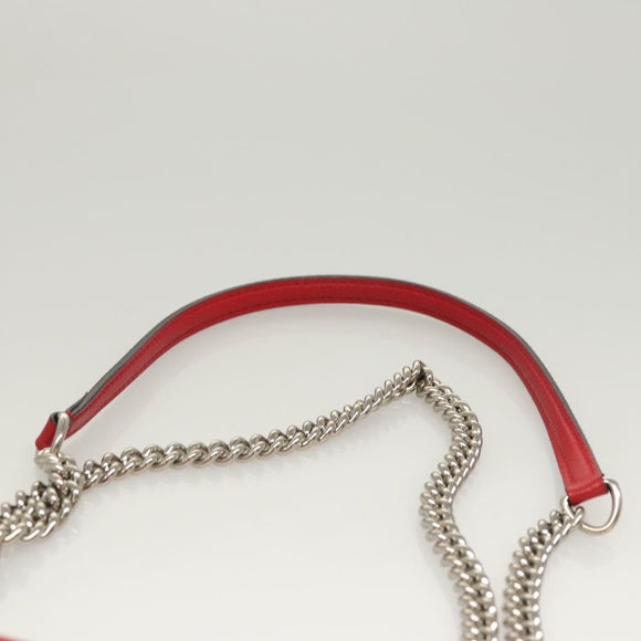 LOUIS VUITTON My Lock Me BB Shoulder Bag Calf leather Red M51419 LV Auth ar13614