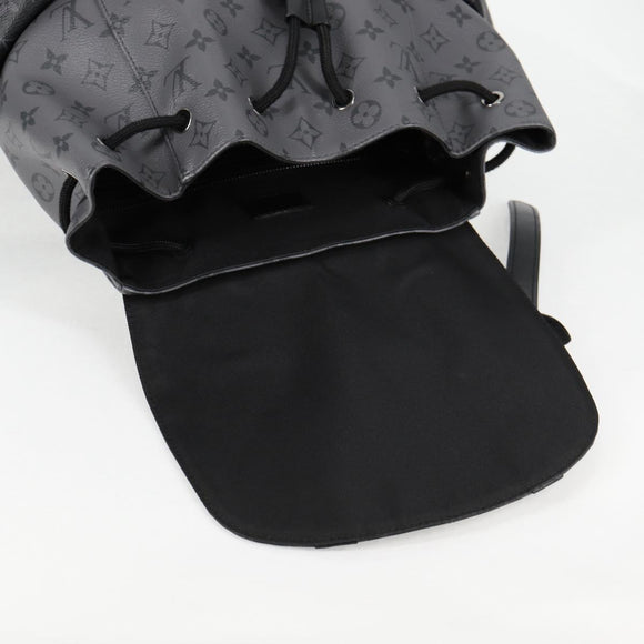 LOUIS VUITTON Monogram Eclipse Christopher PM Backpack M46331 LV Auth ar13619A