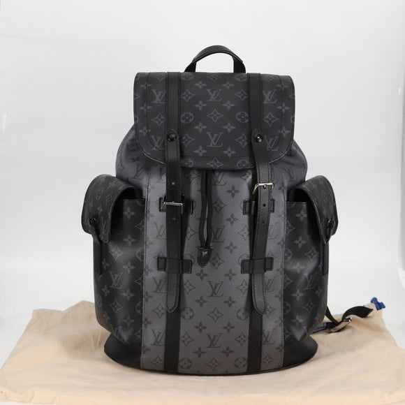 LOUIS VUITTON Monogram Eclipse Christopher PM Backpack M46331 LV Auth ar13619A