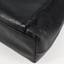 CHANEL COCO Mark Chain Shoulder Bag Caviar Skin Black Gold CC Auth ar13626-15