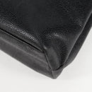 CHANEL COCO Mark Chain Shoulder Bag Caviar Skin Black Gold CC Auth ar13626-17