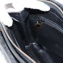 CHANEL COCO Mark Chain Shoulder Bag Caviar Skin Black Gold CC Auth ar13626-25