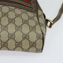 GUCCI GG Supreme Web Sherry Line Shoulder Bag PVC Beige 56 02 087 Auth ar13632-14