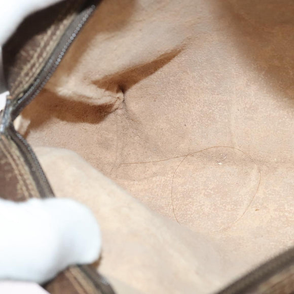 GUCCI GG Supreme Web Sherry Line Shoulder Bag PVC Beige 56 02 087 Auth ar13632