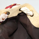 GUCCI GG Canvas Guccissima Bag Leather Canvas Outlet Beige Gold Auth ar13634-19