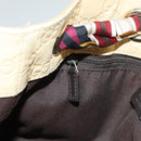 GUCCI GG Canvas Guccissima Bag Leather Canvas Outlet Beige Gold Auth ar13634-21