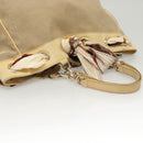 GUCCI GG Canvas Guccissima Bag Leather Canvas Outlet Beige Gold Auth ar13634-6