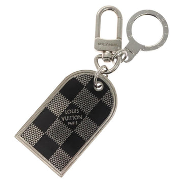 LOUIS VUITTON Damier Porte Cles Porto Address Key Ring metal M65770 Auth ar13637 - 0