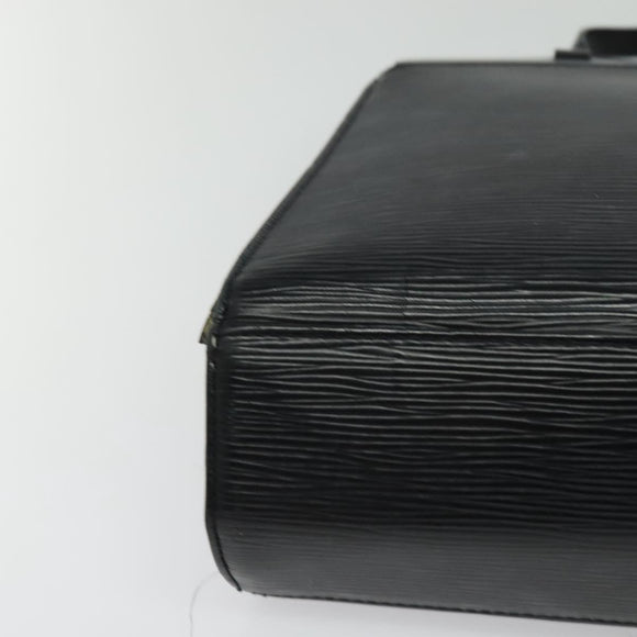 LOUIS VUITTON Epi Croisette PM Tote Bag Black M52492 LV Auth ar13647