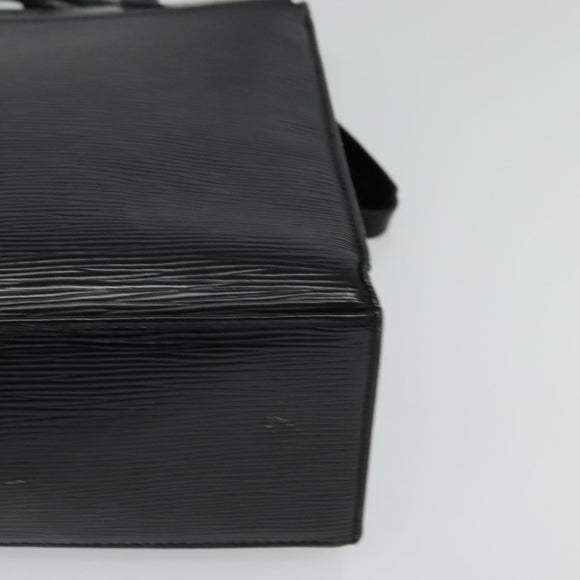 LOUIS VUITTON Epi Croisette PM Tote Bag Black M52492 LV Auth ar13647