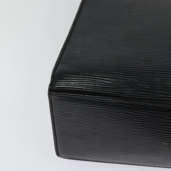 LOUIS VUITTON Epi Croisette PM Tote Bag Black M52492 LV Auth ar13647