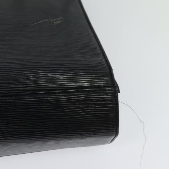 LOUIS VUITTON Epi Croisette PM Tote Bag Black M52492 LV Auth ar13647