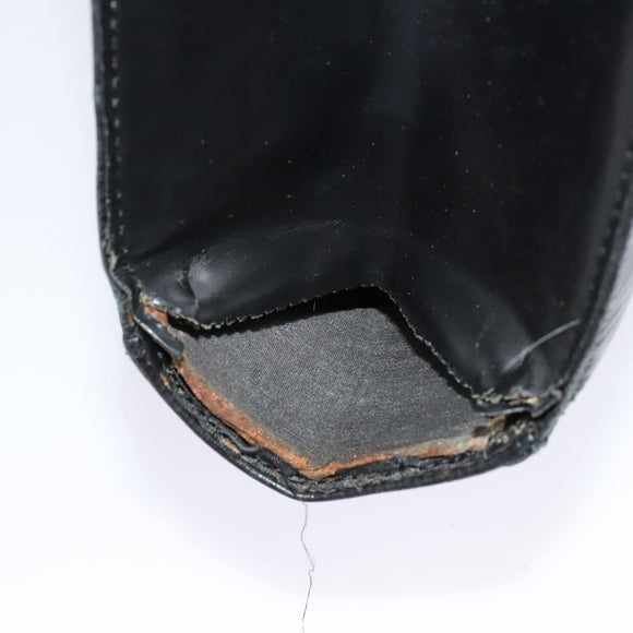 LOUIS VUITTON Epi Croisette PM Tote Bag Black M52492 LV Auth ar13647