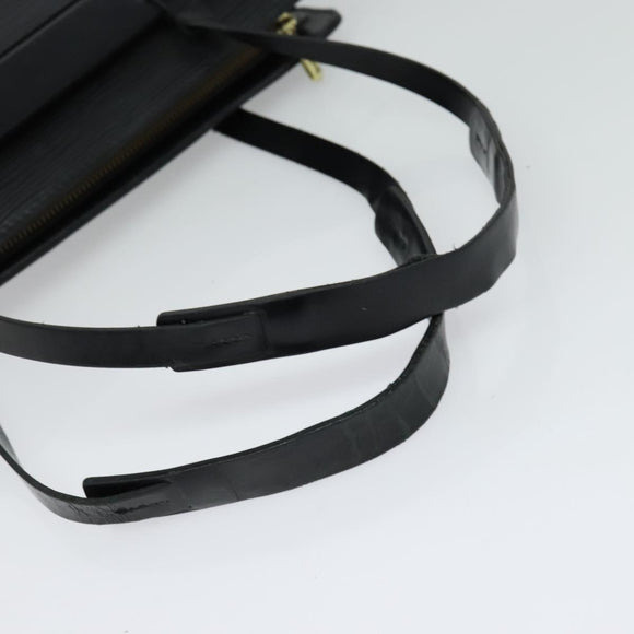 LOUIS VUITTON Epi Croisette PM Tote Bag Black M52492 LV Auth ar13647