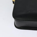 GUCCI Shoulder Bag Leather Black Gold 007 256 0051 Auth ar13650-12