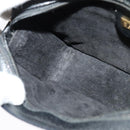 GUCCI Shoulder Bag Leather Black Gold 007 256 0051 Auth ar13650-19