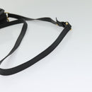 GUCCI Shoulder Bag Leather Black Gold 007 256 0051 Auth ar13650-7