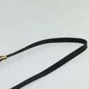 GUCCI Shoulder Bag Leather Black Gold 007 256 0051 Auth ar13650-8